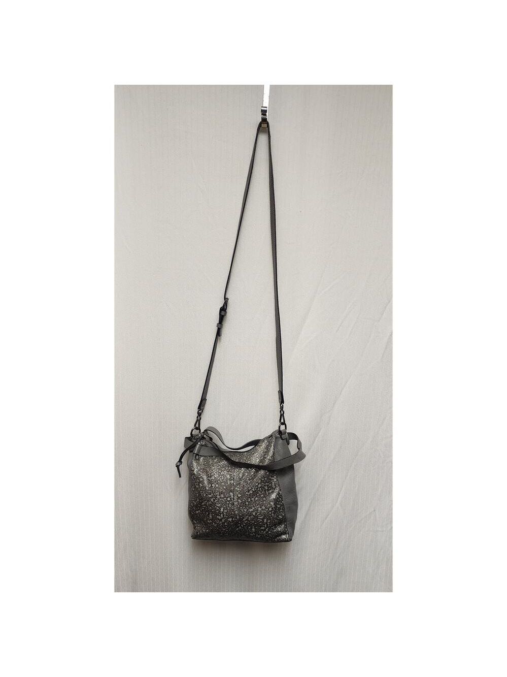 VINCE CAMUTO Alora Leather Crossbody Bag Gray MSRP$248 - Picture 4 of 16